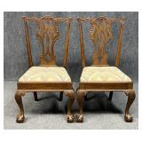 N. Feldenkrels Chippendale Style Dining Chairs