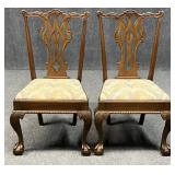 N. Feldenkrels Chippendale Style Dining Chairs