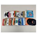 Vintage 45 Vinyl Records / 30 +