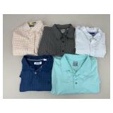 Menï¿½s Sz XL & 18 Collared Shirts / 5 pc