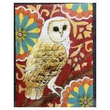 Witty Hoot Art Print on Canvas