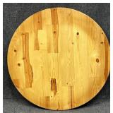 Round Pine Tabletop