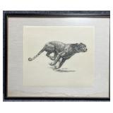 Hunting Cheetah Print by Davis Schwartz