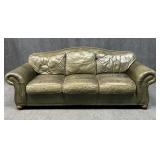 Ethan Allen Leather Sofa