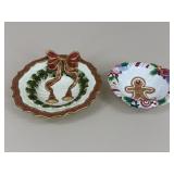 Fitz & Floyd Holiday Bowls / 2 pc