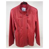 Vera Pelle Sz 42 Womenï¿½s Faux Leather Jacket