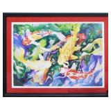 "A Koi Gathering" Print by Tracy Reid