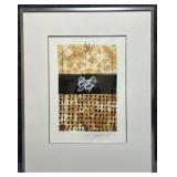 "Toulouse II" Mixed Media Abstract Signed
