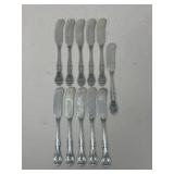 Gorham Sterling Silver Butter Knives / 11 pc