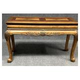 Carved Wood Sofa Table