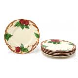 "Apple" pattern Bread Plates by Franciscan 5pc