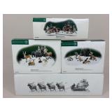 Dept. 56 Village Accessories / 4 pc