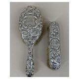 Antique Sterling Silver Hair Brush Set