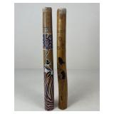 Hand Painted Didgeridoos / 2 pc