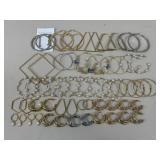 Gold & Silver Tone Earrings / 29 pc