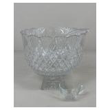 Glass Punchbowl &  Arcoloc Cup Set / 68 pc
