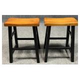 Pair Counter Height Barstools