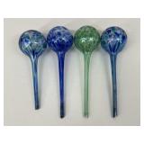 Art Glass Garden Water Orbs / 4 pc