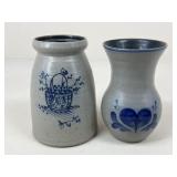 Rowe Pottery Works Vases / 2 pc