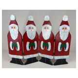Handpainted Santa Folding Screen