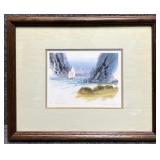 "Off the Point" Print by Carl Martin