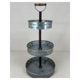 3 Tiered Metal Tray