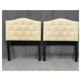 Pair of Twin Upholstered Headboards