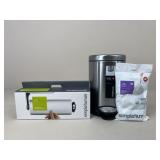 Simple Human Trashcan & Paper Towel Holder