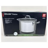 Zwilling 8 Qt. Titanium Stock Pot W/ Lid NIB