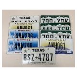 Assorted License Plates /9 pc