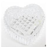 Clear Crystal Heart Paperweight by Waterford.
