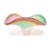 Murano-style Art Glass Bowl