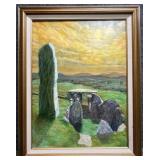"Ancient Wales" Original Painting on Canvas