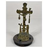 Vintage Brass Tone Arma Christi Crucifix