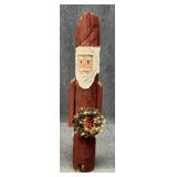 Primitive Santa Yard Decor w/Lights
