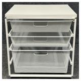 Elfa Three Drawer Storage