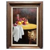 "Still Life" Original Painting on Canvas Signed