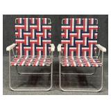 Pair of Mainstays Folding Chiars