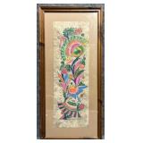 Original Amate Bark Painting From Mexico