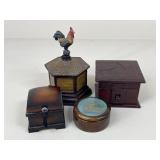Trinket & Jewelry Boxes / 4 pc