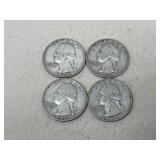 1962 Quarters / 4 pc