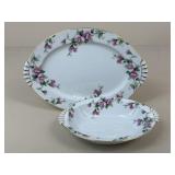 Kent "Sweet Pea" Serving Tray & Oval Bowl