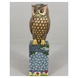 Jim Shore Owl Block Figure