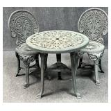 Cast Aluminum Bistro Set