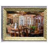 Mirror in Vintage Gold Tone Frame