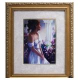 Portrait print by Diane Buckhout In a Gold Frame