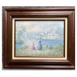 Original Oil Painting on Canvas Signed C. Hunter