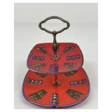 Budapest Porcelain Tiered Tray