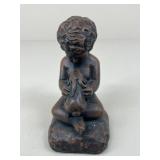 Painted Concrete Statue
