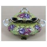 Nippon Hand Painted Porcelain Soup Tureen